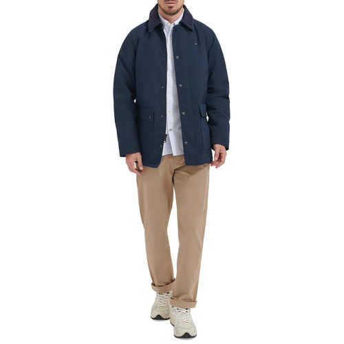 타미힐피거 Mens Barn Corduroy-Collar Long-Sleeve Jacket