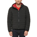 Mens Stretch Quilted Hooded Jacket