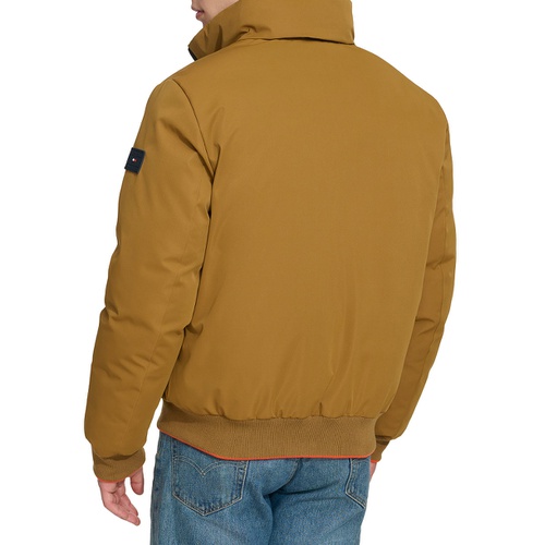 타미힐피거 Mens Flex Performance Zip-Front Bomber Jacket