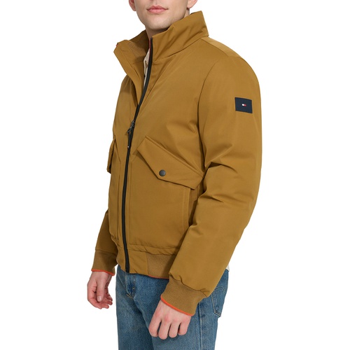 타미힐피거 Mens Flex Performance Zip-Front Bomber Jacket