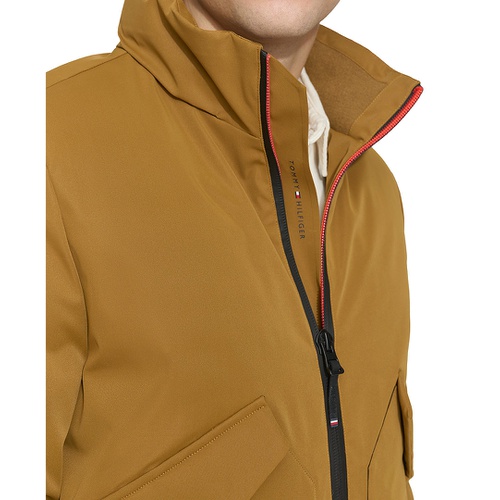 타미힐피거 Mens Flex Performance Zip-Front Bomber Jacket