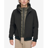 Mens Hoodie Bomber Combo Jacket