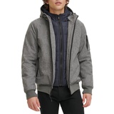 Mens Hoodie Bomber Combo Jacket