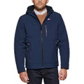 Mens Sherpa-Lined Softshell Hooded Jacket