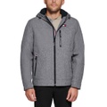 Mens Sherpa-Lined Softshell Hooded Jacket