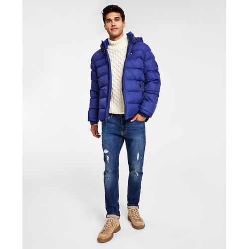 타미힐피거 Mens Quilted Puffer Jacket