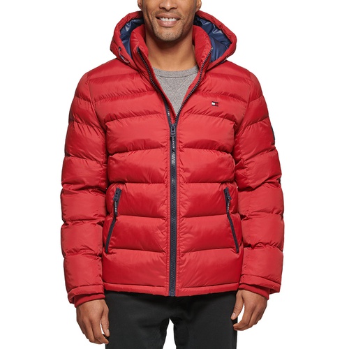 타미힐피거 Mens Quilted Puffer Jacket