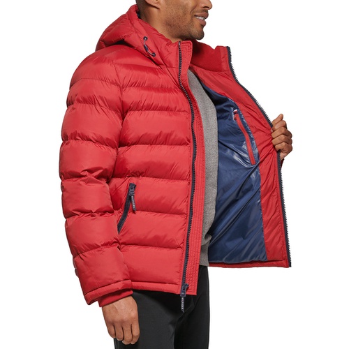 타미힐피거 Mens Quilted Puffer Jacket