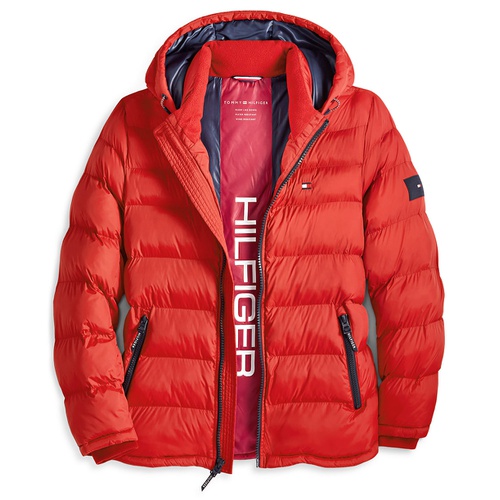 타미힐피거 Mens Quilted Puffer Jacket