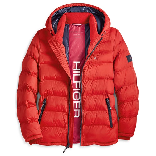 타미힐피거 Mens Quilted Puffer Jacket