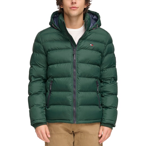 타미힐피거 Mens Quilted Puffer Jacket