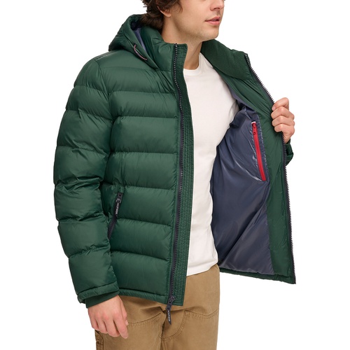 타미힐피거 Mens Quilted Puffer Jacket