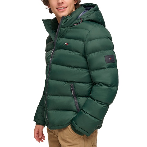 타미힐피거 Mens Quilted Puffer Jacket