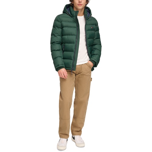 타미힐피거 Mens Quilted Puffer Jacket