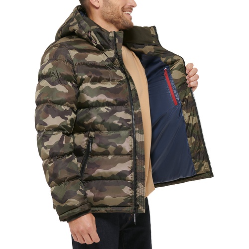 타미힐피거 Mens Quilted Puffer Jacket