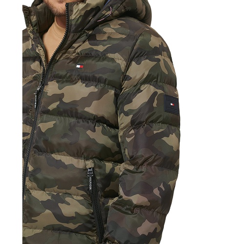 타미힐피거 Mens Quilted Puffer Jacket