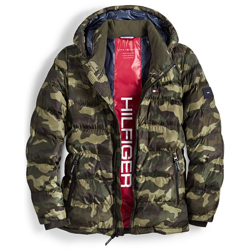 타미힐피거 Mens Quilted Puffer Jacket