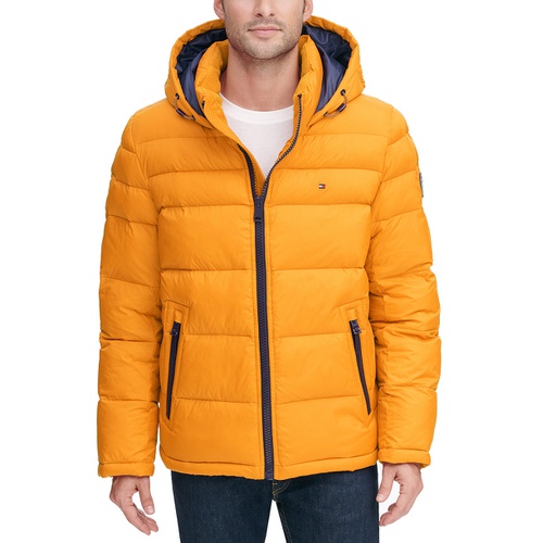 타미힐피거 Mens Quilted Puffer Jacket