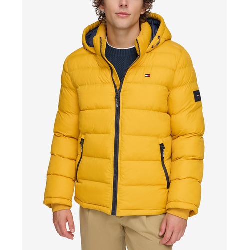 타미힐피거 Mens Quilted Puffer Jacket