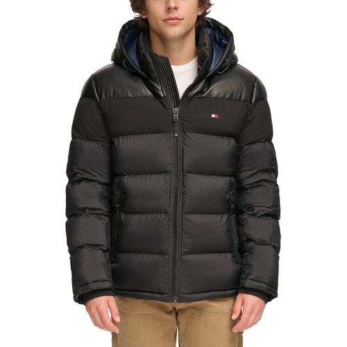 타미힐피거 Mens Quilted Puffer Jacket