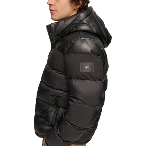 타미힐피거 Mens Quilted Puffer Jacket