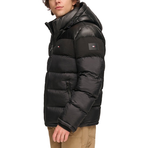 타미힐피거 Mens Quilted Puffer Jacket