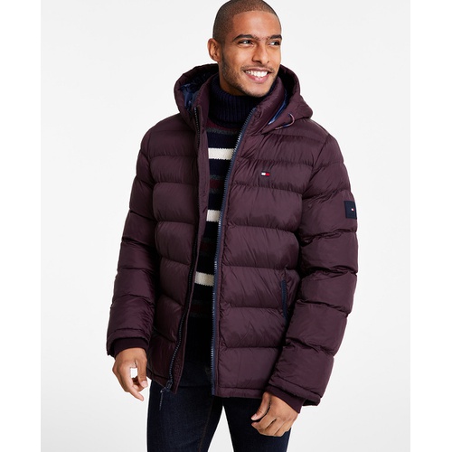 타미힐피거 Mens Quilted Puffer Jacket