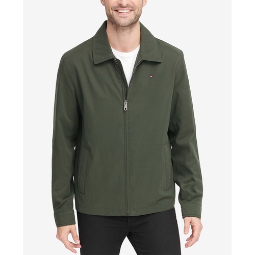 타미힐피거 Mens Lightweight Full Zip-Front Jacket