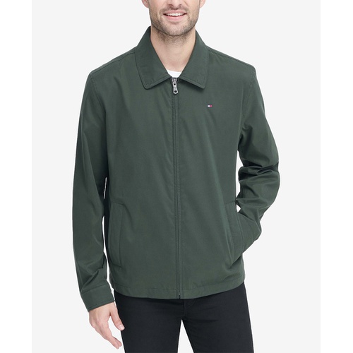 타미힐피거 Mens Lightweight Full Zip-Front Jacket