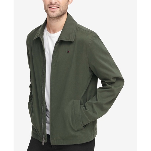 타미힐피거 Mens Lightweight Full Zip-Front Jacket