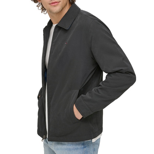 타미힐피거 Mens Lightweight Full Zip-Front Jacket