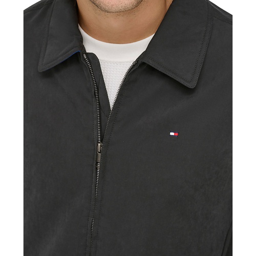 타미힐피거 Mens Lightweight Full Zip-Front Jacket