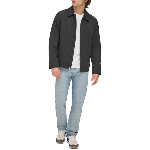 타미힐피거 Mens Lightweight Full Zip-Front Jacket