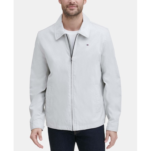 타미힐피거 Mens Lightweight Full Zip-Front Jacket