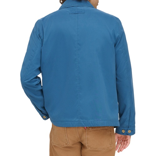 타미힐피거 Mens Lightweight Full Zip-Front Jacket