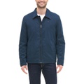 Mens Classic Front Zip Filled Micro Twill Jacket