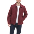 Mens Classic Front Zip Filled Micro Twill Jacket