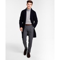 Mens Addison Wool-Blend Trim Fit Overcoat