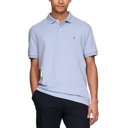 타미힐피거 Mens Regular-Fit Liquid Cotton Polo Shirt