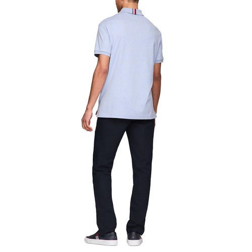 타미힐피거 Mens Regular-Fit Liquid Cotton Polo Shirt