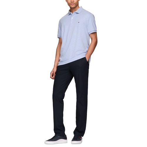 타미힐피거 Mens Regular-Fit Liquid Cotton Polo Shirt