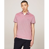 Mens Slim-Fit Mouline Oxford Polo Shirt