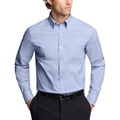 Mens Regular Fit Wrinkle Resistant Stretch Dress Shirt