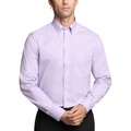 Mens Regular Fit Wrinkle Resistant Stretch Dress Shirt