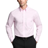 Mens Regular Fit Wrinkle Resistant Stretch Dress Shirt