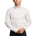 Mens Regular Fit Wrinkle Resistant Stretch Dress Shirt