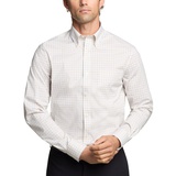 Mens Regular Fit Wrinkle Resistant Stretch Dress Shirt