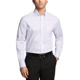 Mens Regular Fit Wrinkle Resistant Stretch Dress Shirt