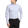 Mens Regular Fit Wrinkle Resistant Stretch Dress Shirt