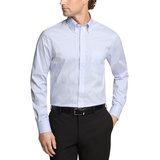 Mens Regular Fit Wrinkle Resistant Stretch Dress Shirt